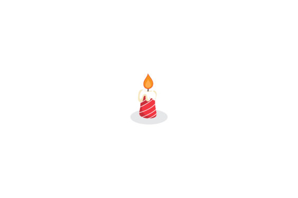 Christmas Candle Light Asset Vectors: Graphics & Illustrations