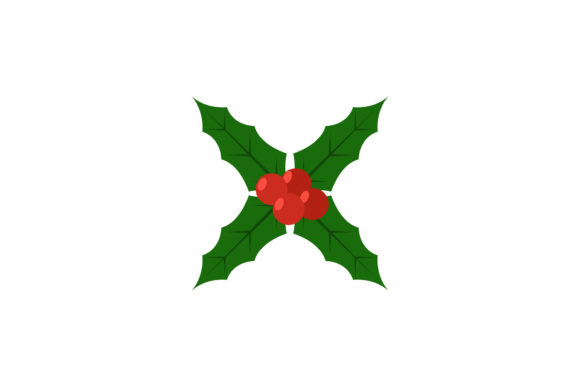 Christmas Decoration Mistletoe Asset: Graphics & Illustrations