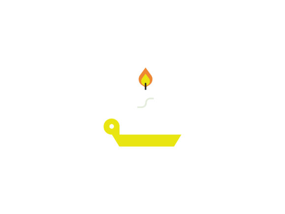 Christmas Illustration White Candle Graphics Review