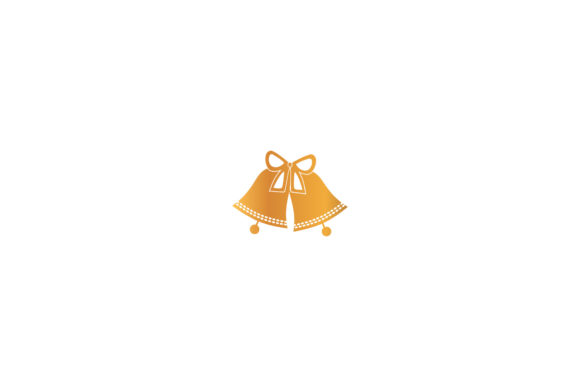 Christmas Jingle Bell Icon Vector for Festive Branding & Packaging