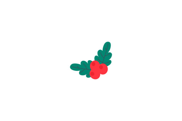 Christmas Mistletoe Illustration for Blog Graphics & Editorial Design