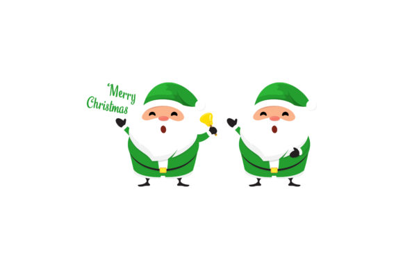 Christmas Santa Character Vector Set 20 Graphics Review