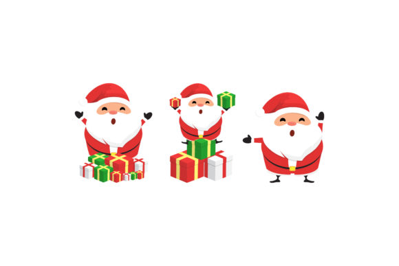Christmas Santa Cutes Graphics & Illustrations Review