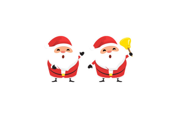 Christmas Santa Illustration Set Designs: Graphics Review