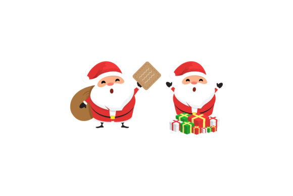 Christmas Santa Set Illustration Vectors Review