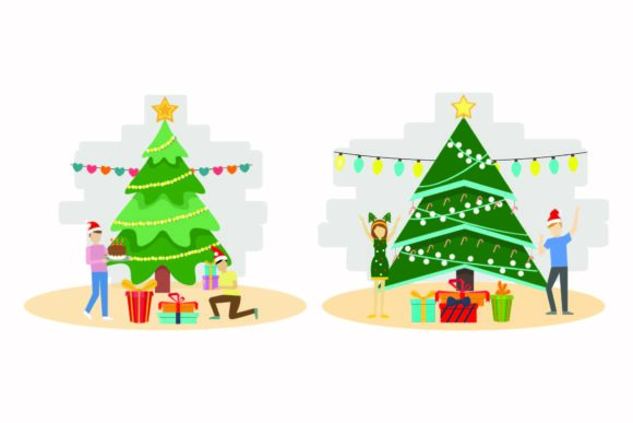 Christmas Season Decoration Vector Set: Editorial Graphics