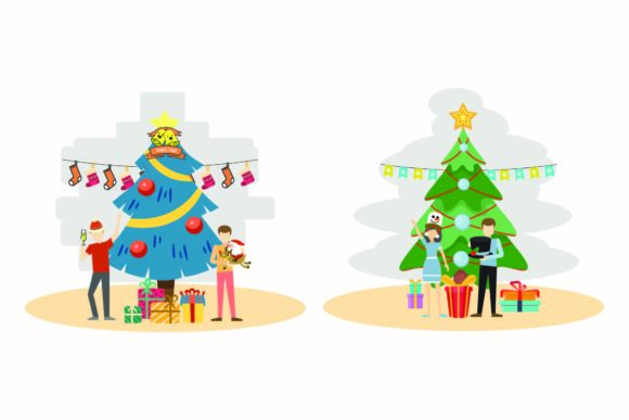Christmas Winter Decoration Illustration