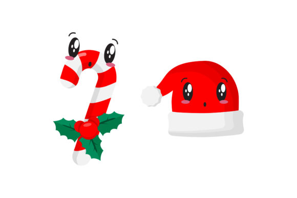 Hat and Candy Christmas Asset: Graphics & Illustrations Review