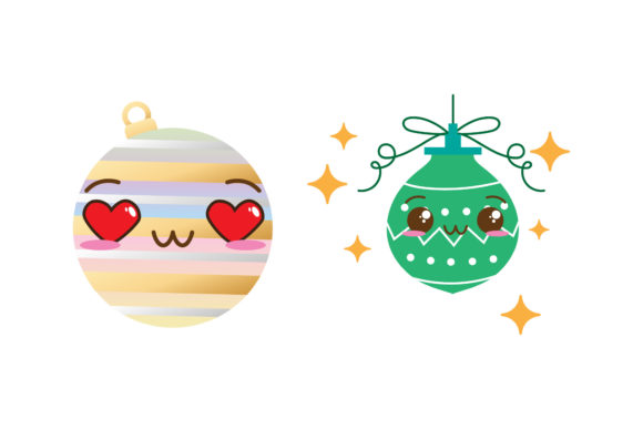 Set 2 Cute Ornaments: Graphics & Illustrations Review