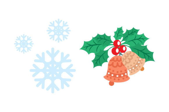 Snow Bell Set Christmas Vector: Graphics & Illustrations Review