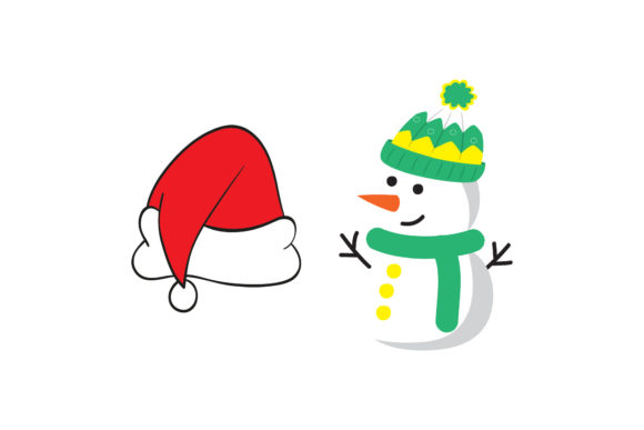 Snowman Hat Christmas Set: Graphics & Illustrations Review