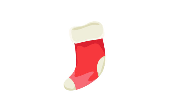 Sweet Red Christmas Sock Graphics & Illustrations Review